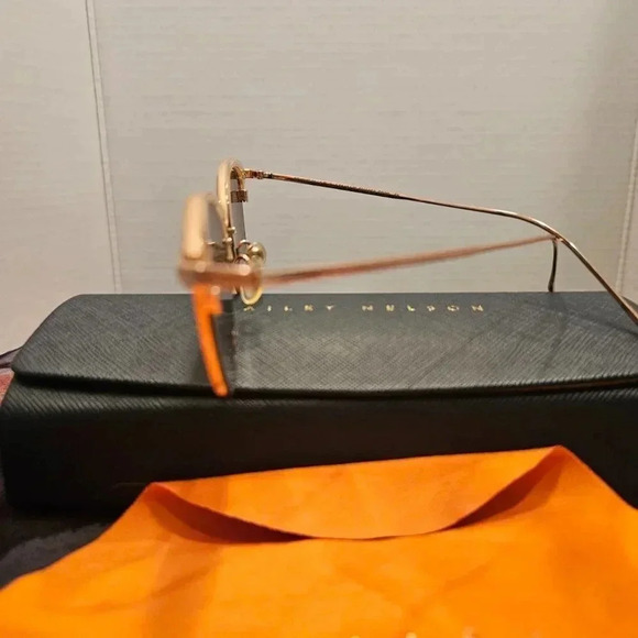 Bailey Nelson | Bonnie Rose Gold Frame Cat Eye Delicate Handcrafted Sunglasses - Picture 3 of 14